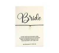 Lucor Bride Gift | Bride to be Bracelet | Bride Star Wish String Bracelet | Team Bride Hen Party Favours | Gift for Bride to be