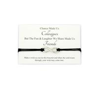 Lucor Handmade Wish String Bracelet,A Special Gifts for Family Friends Bridesmaid Colleague Teacher Godmother,Inspirational Gifts,Come With Organza Gift Bag,White Envelope Clear Cellophane Bag