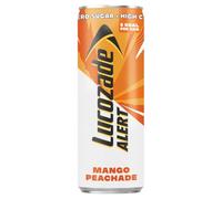Lucozade Alert Anthony Joshua Edition Zero Sugar Mango Peachade 250ml