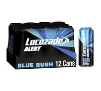 Lucozade Alert Energy Drink Blue Rush 500ml (Pack of 12)