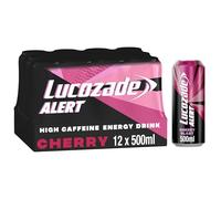 Lucozade Alert Energy Drink Cherry Blast 500ml (Pack of 12)