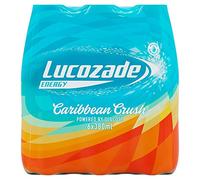 Lucozade Caribbean Crush Flavour Energy Drink, 6 x 380ml