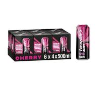 Lucozade Energy | Lucozade Alert Cherry 6x4x500ml- can ; High Caffeine Energy Drink ; Naturally-sourced caffeine ;Great Taste; Contains vitamin B3 to help reduce tiredness ;Fully recyclable