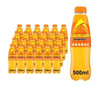 Lucozade Energy Orange Bottles 500ml Pack of 24