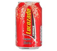 Lucozade Energy Original Soft Drink 330ml Case of 24