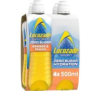 Lucozade Energy & Sport Drinks Variety Pack | Multiple Flavours (Sport Drink Zero Sugar Orange & Peach)