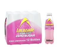 Lucozade Energy Zero Sugar Drink 500ml (Pack of 12)