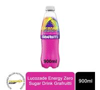 Lucozade Energy Zero Sugar Grafruitti Drink Vitamin B3 900ml