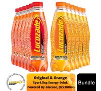 Lucozade Orange & Original Sparkling Energy Drink, 6x900ml