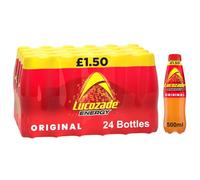 Lucozade Original Energy Drink Pack Of 24 x 500ml Bottles