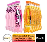 Lucozade Original & Orange Sparkling Energy Drink, 3x380ml