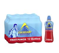 Lucozade Sport Body Fuel - Fruit Punch 12x750ml| Isotonic sports drink, with Electrolytes and Vitamin B3 | Still | Bursting with Flavour