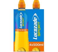 Lucozade Sport Body Fuel | Isotonic sports drink, with Electrolytes and Vitamin B3 | Still | Bursting with Flavour 4x500ml (Packaging may vary) (Pack of 4, Orange)