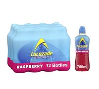 Lucozade Sport Body Fuel - Raspberry 12x750ml| Isotonic sports drink, with Electrolytes and Vitamin B3 | Still | Bursting with Flavour