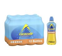 Lucozade Sport Isotonic Drink Orange Flavour with Sugars and Sweetener - 750ml |Pack of 12