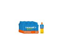 Lucozade Sport Isotonic Drink Orange Flavour with Sugars and Sweetener - 750ml |Pack of 12