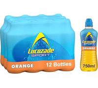 Lucozade Sport Orange Energy Drink, 750ml Bottles, Pack of 12