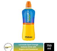 Lucozade Sport Orange Isotonic Electrolyte Sports Drink 750ml