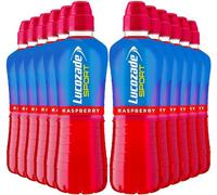 Lucozade Sport Raspberry, 500 ml, Energy Drink, Pack of 12
