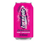 Lucozade Zero Pink Lemonade Can 5x330ml