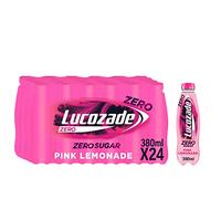 Lucozade Zero Sugar Free Pink Lemonade - 24x380ml