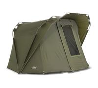 Lucx Coon Bivvy Fishing Tent for 1-2 Man Compact Carp Tent with Extra Headroom, Removable Groundsheet & 10,000 mm Hydrostatic Head