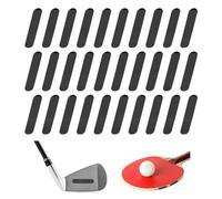 Lucxhcky 30Pcs Lead Tape Golf for Golf Clubs Lead Tape Tennis Strips Add Weight for Golf Club Pickleball Lead Tape Adhesive Lead Tape Adjust Weight for Tennis Racket (Black)