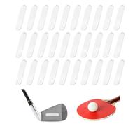 Lucxhcky 30Pcs Lead Tape Golf for Golf Clubs Lead Tape Tennis Strips Add Weight for Golf Club Pickleball Lead Tape Adhesive Lead Tape Adjust Weight for Tennis Racket (Silver)