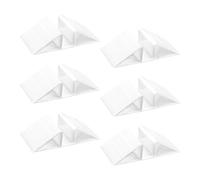 Lucxhcky 6 PCS Pet Fence and Gate Stabilizer Kit, The Ultimate Solution to Stabilize Wobbly Free Standing Plastic, Wooden Dog Gates and Playpens for Your Pet's Safety (White)