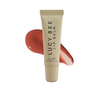 Lucy Bee Tinted Lip Gloss, Plumping & Nourishing, Dusky Rose Shade, Conditioning Vegan Lip Gloss, Non-Sticky, Glossy Finish with Shea, Mango & Avocado, Cruelty-Free, Rosewood Haze, 12ml