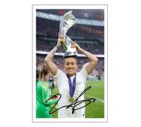 Lucy Bronze England Lionesses Euro 2022 Winners Signed 12x8 Inch Photo Print With Pre Printed Signature Autograph Gift
