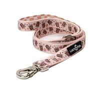 Lucy & Co. - Designer Dog Leash Comfortable Leash Training Product w/Adjustable Chest & Neck Straps - (Small, Tan White Coffee)