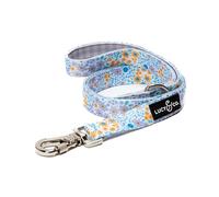 Lucy & Co. Designer Dog Leash - Pet Accessories - Thick Dog Leash - Padded Handle for Comfort - Among The Wildflowers - 5 Foot (Purple Floral, Small)