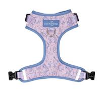 Lucy & Co. Magnificent Mermaids Pearl No-Pull Dog Harness, Adjustable Front Clip Harness with Comfort Padding, Medium