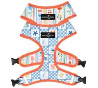 Lucy & Co. Sunny in Sicily Reversible Dog Harness, Adjustable Comfort Fit with Dual Leash Attachments, Small