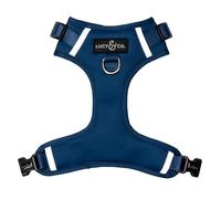 Lucy & Co. The Bolt of Lightning No-Pull Dog Harness for Dogs - Vest to Stop Pulling & Walk Easy - Comfortable Leash Training Product w/Adjustable Chest & Neck Straps - Navy - Large