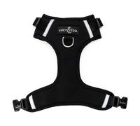 Lucy & Co. The Midnight No-Pull Dog Harness - Size Medium - Vest to Stop Pulling & Walk Easy - Comfortable Leash Training Product w/Adjustable Chest & Neck Straps