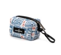Lucy & Co. Tinned Fish Dog Poop Bag Holder, Durable Waste Bag Dispenser with Clip for Leash