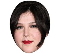 Lucy Dacus (Lipstick) Celebrity Mask, Flat Card Face, Fancy Dress Mask
