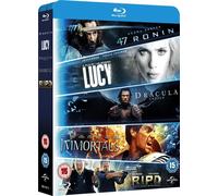 Lucy / Dracula Untold / 47 Ronin / Immortals / R.I.P.D Blu-Ray [2015]