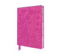 Lucy Innes Williams: Pink Garden House 2027 Artisan Art Vegan Leather Diary Planner - Page to View with Notes