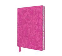 Lucy Innes Williams: Pink Garden House 2027 Artisan Art Vegan Leather Diary Planner - Page to View with Notes: Original Flame Tree Publishing DIN ... künstlerisch gestalteten Buchschnitt
