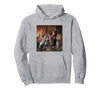 Lucy Lawless & Kevin Smith Xena Warrior Princess Pullover Hoodie, Adult Unisex, Heather Grey, Medium