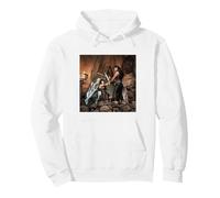 Lucy Lawless & Kevin Smith Xena Warrior Princess Pullover Hoodie, Adult Unisex, White, Medium