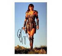 Lucy Lawless - Xena Autographed Signed A4 Photo Print