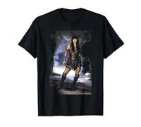 Lucy Lawless Xena Warrior Princess by Michael Grecco T-Shirt