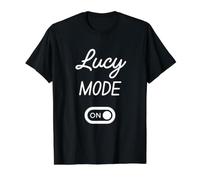 Lucy Mode On Name Value Graphic T-Shirt, Men, Black, L