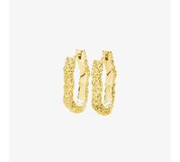Lucy Quartermaine 18ct Gold Vermeil Hula Small Hoop Earrings HER2G