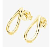 Lucy Quartermaine Gold Vermeil Petal Stud Earrings PS1G