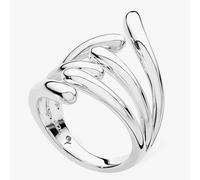 Lucy Quartermaine Silver 6 Drop Ring DR15M N